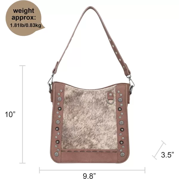 Trinity Ranch Western Tote Bag for Women Genuine Hair-On Cowhide Collection Handbag Conceal Carry Purse