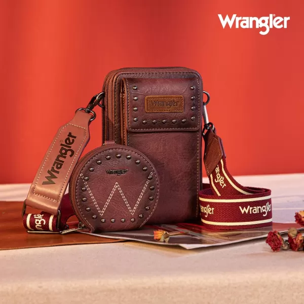 Wrangler 3Pcs Doctor Bag Sets for Women Top-handle Satchel Bag with Cell Phone Handbags and Coin Purse