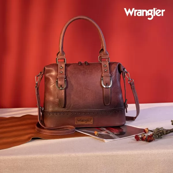 Wrangler 3Pcs Doctor Bag Sets for Women Top-handle Satchel Bag with Cell Phone Handbags and Coin Purse