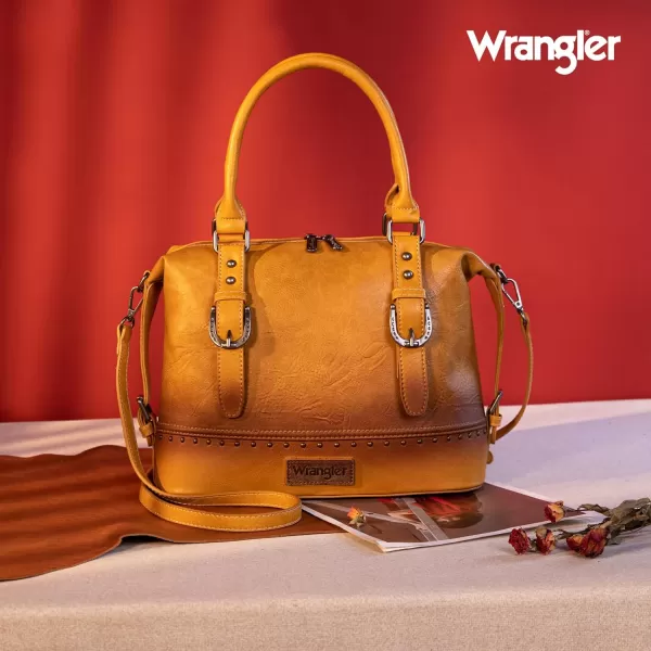 Wrangler 3Pcs Doctor Bag Sets for Women Top-handle Satchel Bag with Cell Phone Handbags and Coin Purse