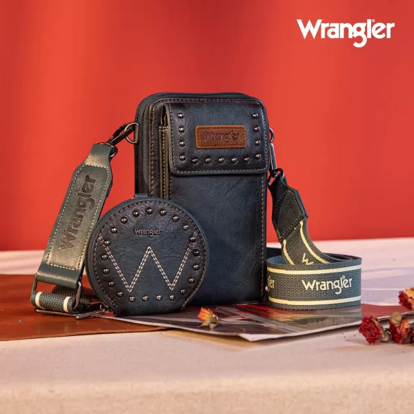 Wrangler 3Pcs Doctor Bag Sets for Women Top-handle Satchel Bag with Cell Phone Handbags and Coin Purse