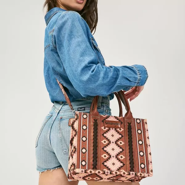 Wrangler Aztec Tote Bag for Women Boho Shoulder Purses and Handbags)