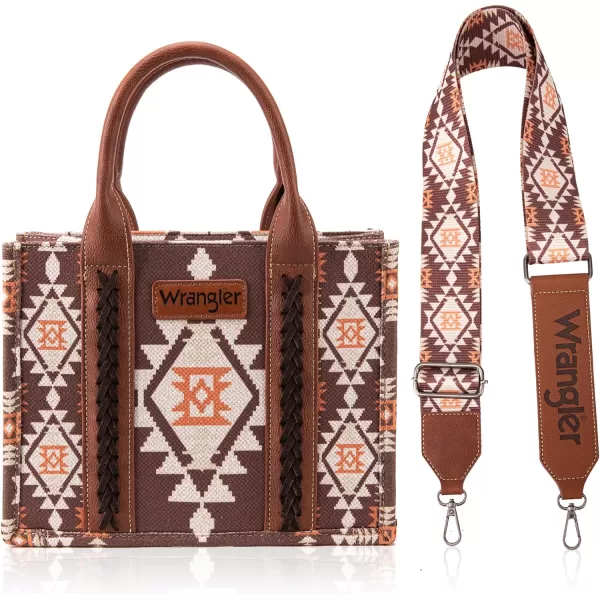 Wrangler Aztec Tote Bag for Women Boho Shoulder Purses and Handbags)