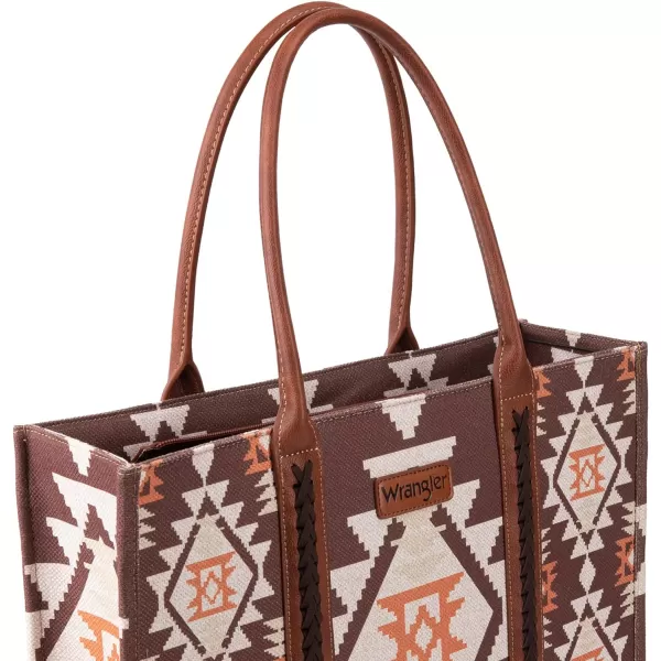 Wrangler Aztec Tote Bag for Women Boho Shoulder Purses and Handbags