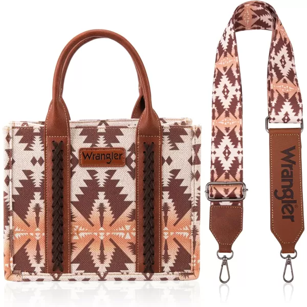 Wrangler Aztec Tote Bag for Women Boho Shoulder Purses and Handbags)