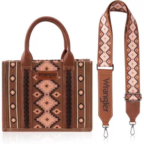 Wrangler Aztec Tote Bag for Women Boho Shoulder Purses and Handbags)