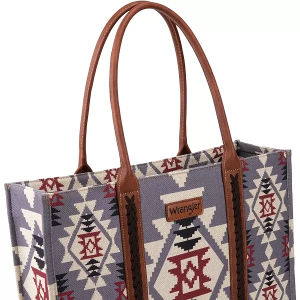 Wrangler Aztec Tote Bag for Women Boho Shoulder Purses and Handbags