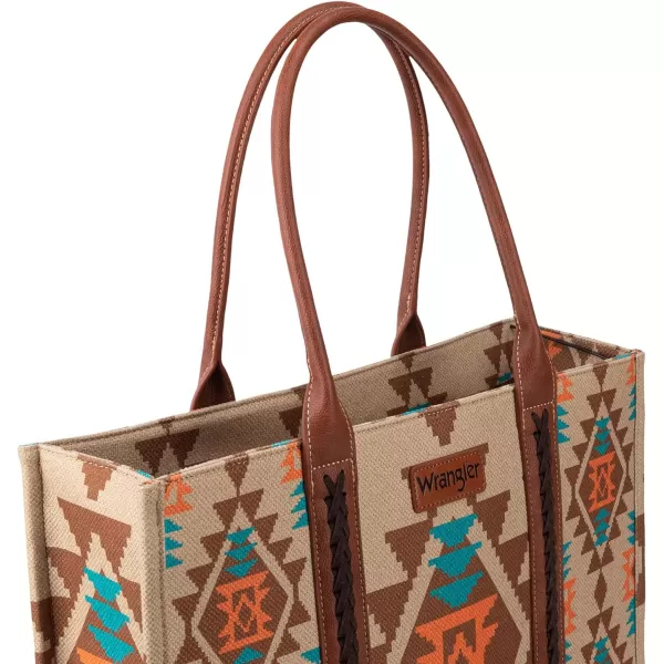 Wrangler Aztec Tote Bag for Women Boho Shoulder Purses and Handbags