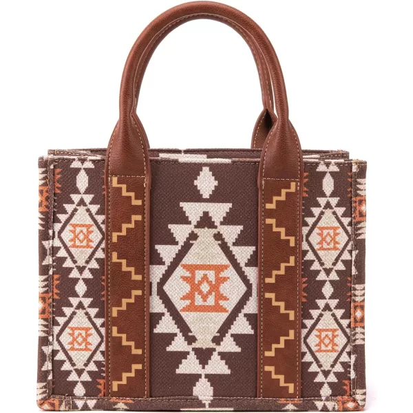 Wrangler Aztec Tote Bag for Women Boho Shoulder Purses and Handbags)