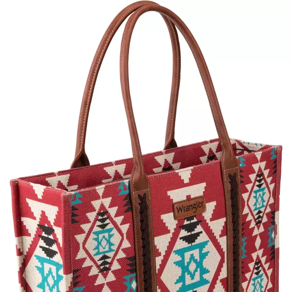 Wrangler Aztec Tote Bag for Women Boho Shoulder Purses and Handbags