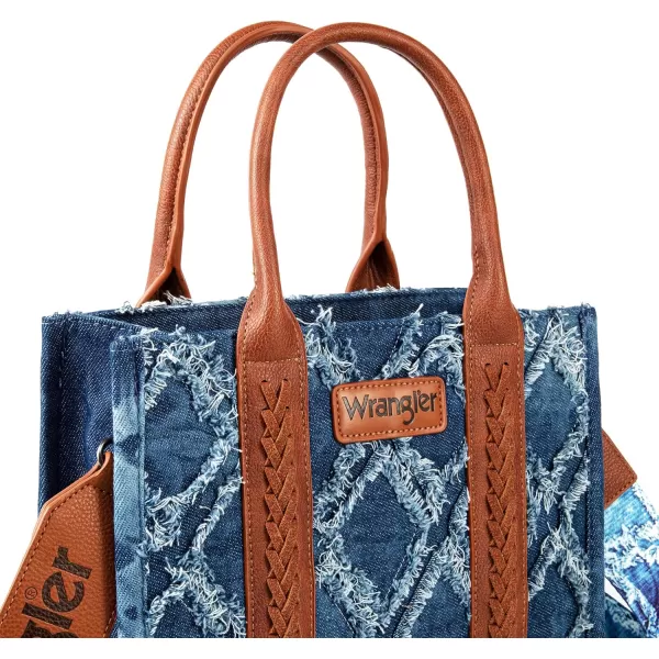 Wrangler Aztec Tote Bag for Women Boho Shoulder Purses and Handbags)