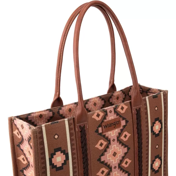 Wrangler Aztec Tote Bag for Women Boho Shoulder Purses and Handbags