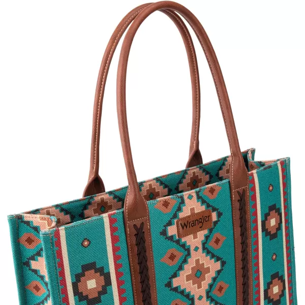 Wrangler Aztec Tote Bag for Women Boho Shoulder Purses and Handbags