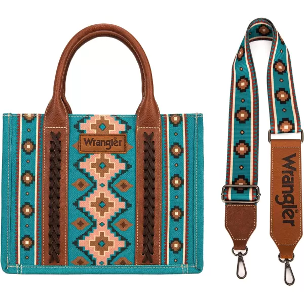 Wrangler Aztec Tote Bag for Women Boho Shoulder Purses and Handbags)