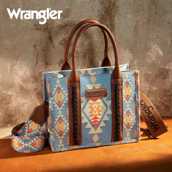 Wrangler Aztec Tote Bag for Women Boho Shoulder Purses and Handbags)