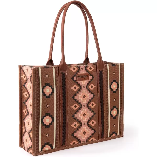 Wrangler Aztec Tote Bag for Women Boho Shoulder Purses and Handbags