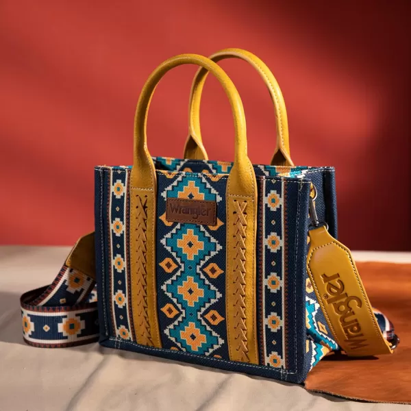 Wrangler Aztec Tote Bag for Women Boho Shoulder Purses and Handbags)