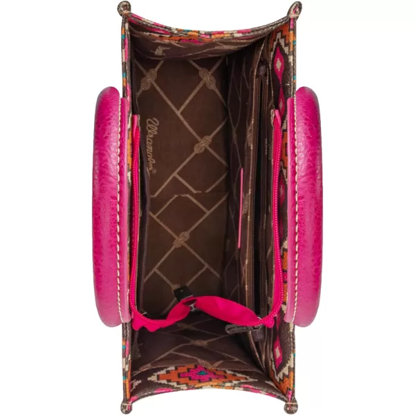 Wrangler Aztec Tote Bag for Women Boho Shoulder Purses and Handbags)