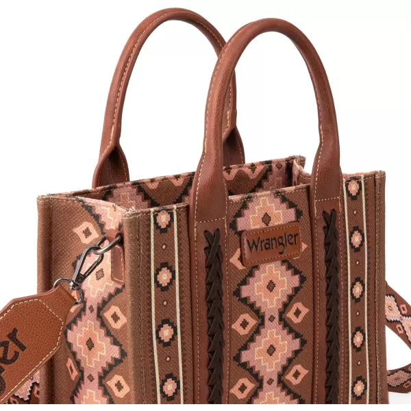 Wrangler Aztec Tote Bag for Women Boho Shoulder Purses and Handbags)