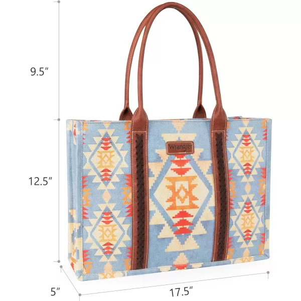 Wrangler Aztec Tote Bag for Women Boho Shoulder Purses and Handbags