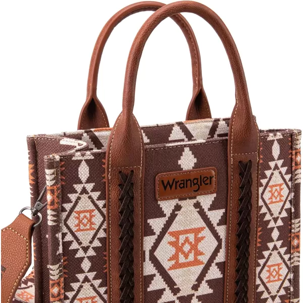 Wrangler Aztec Tote Bag for Women Boho Shoulder Purses and Handbags)