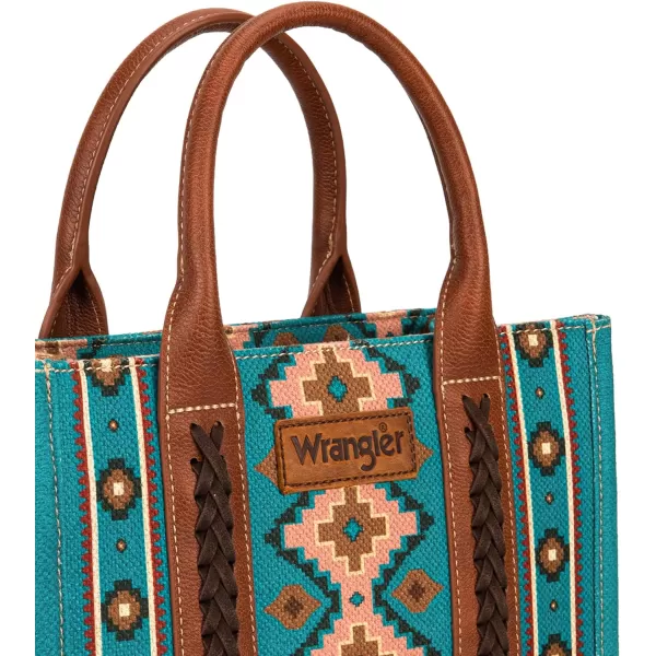 Wrangler Aztec Tote Bag for Women Boho Shoulder Purses and Handbags)