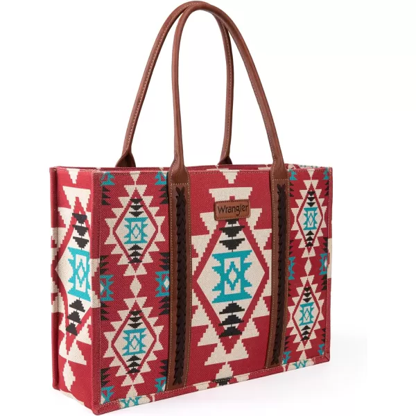 Wrangler Aztec Tote Bag for Women Boho Shoulder Purses and Handbags