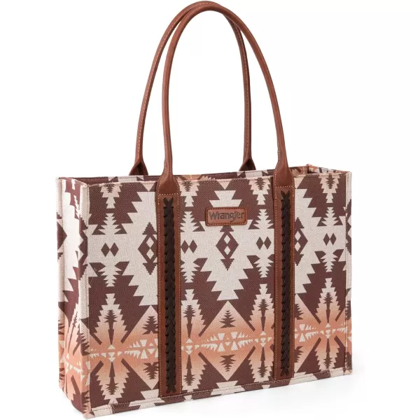 Wrangler Aztec Tote Bag for Women Boho Shoulder Purses and Handbags