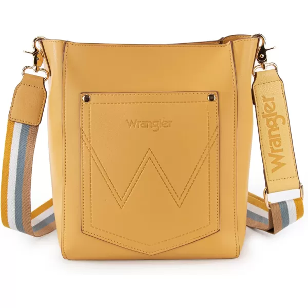 Wrangler Bucket Bag for Women Large Crossbody Bags with Extra Guitar Strap