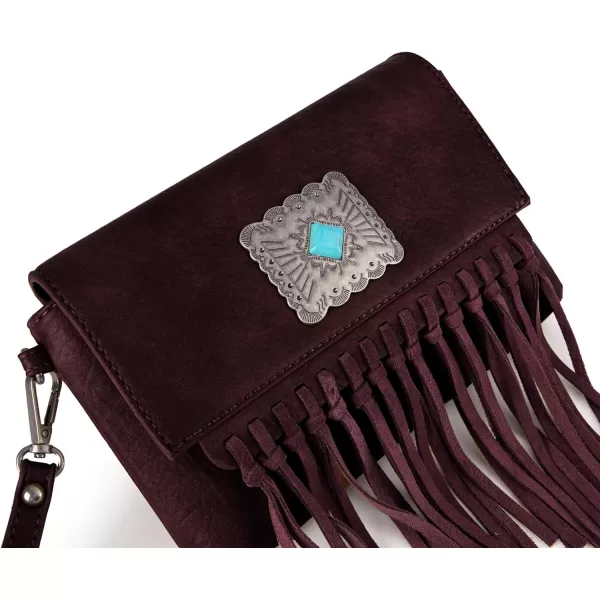 Wrangler Clutch Wristlet Fringe Purse Western Crossbody Bags for Women