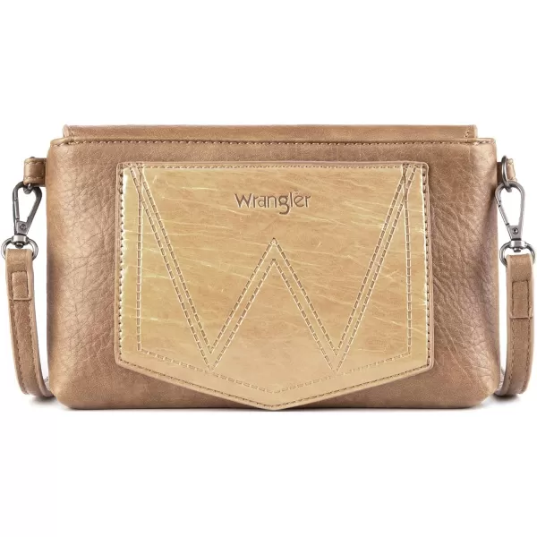 Wrangler Clutch Wristlet Fringe Purse Western Crossbody Bags for Women
