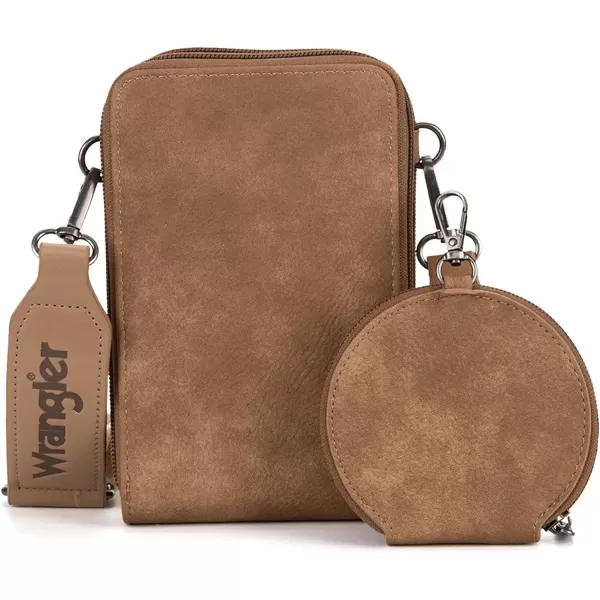 Wrangler Crossbody Cell Phone Bags for Women Wallet Purses with Credit Card Slots