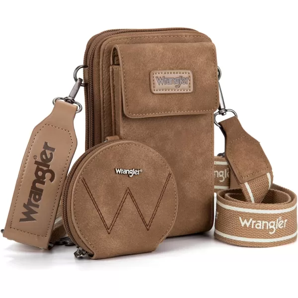 Wrangler Crossbody Cell Phone Bags for Women Wallet Purses with Credit Card Slots