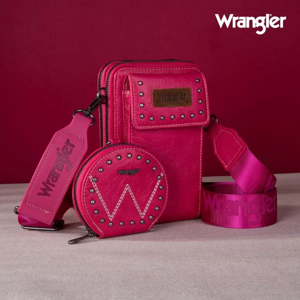 Wrangler Crossbody Cell Phone Bags for Women Wallet Purses with Credit Card Slots