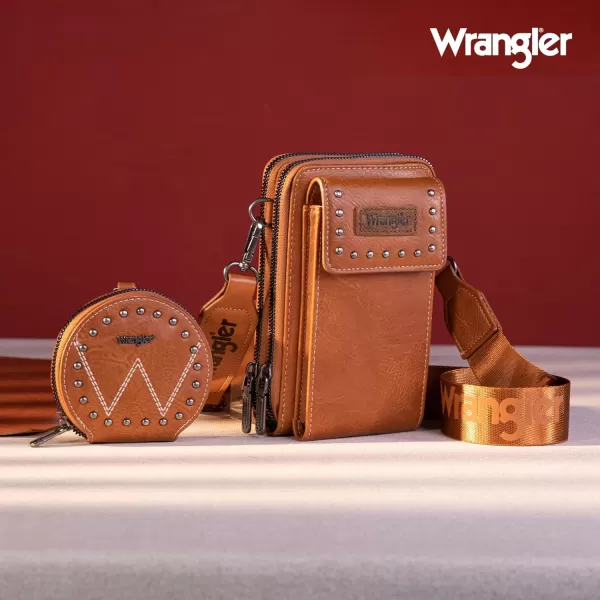 Wrangler Crossbody Cell Phone Bags for Women Wallet Purses with Credit Card Slots