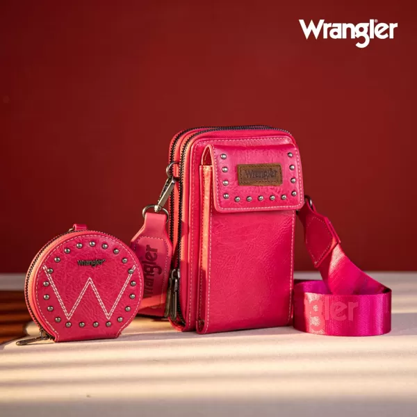 Wrangler Crossbody Cell Phone Bags for Women Wallet Purses with Credit Card Slots