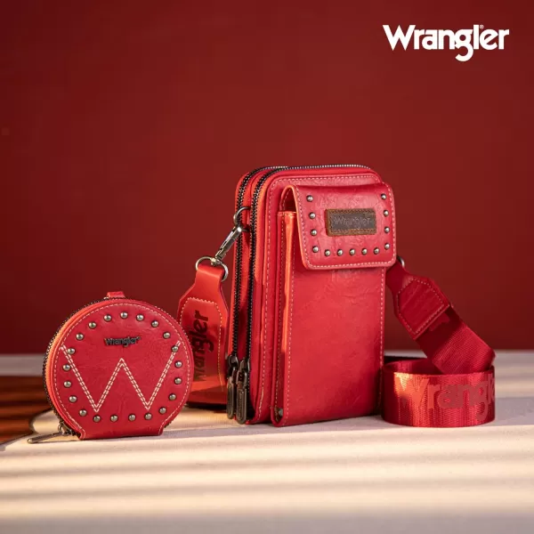 Wrangler Crossbody Cell Phone Bags for Women Wallet Purses with Credit Card Slots