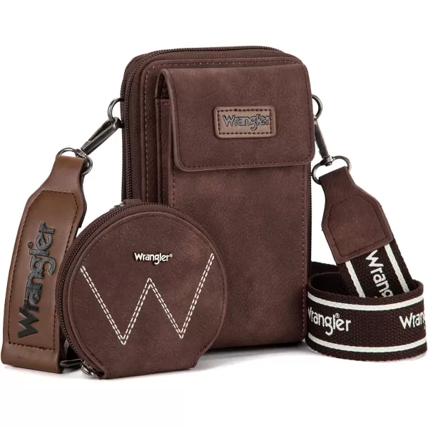 Wrangler Crossbody Cell Phone Bags for Women Wallet Purses with Credit Card Slots