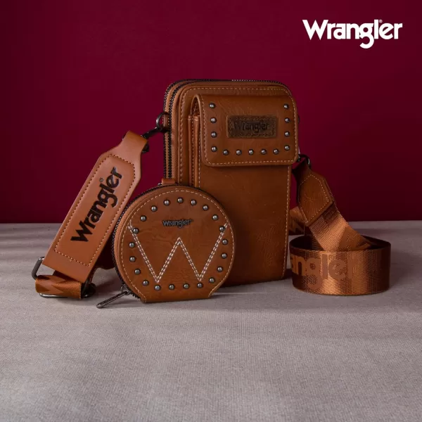 Wrangler Crossbody Cell Phone Bags for Women Wallet Purses with Credit Card Slots