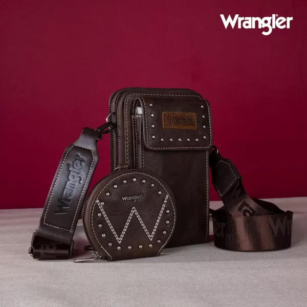 Wrangler Crossbody Cell Phone Bags for Women Wallet Purses with Credit Card Slots