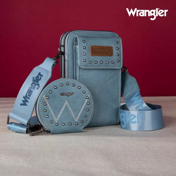 Wrangler Crossbody Cell Phone Bags for Women Wallet Purses with Credit Card Slots