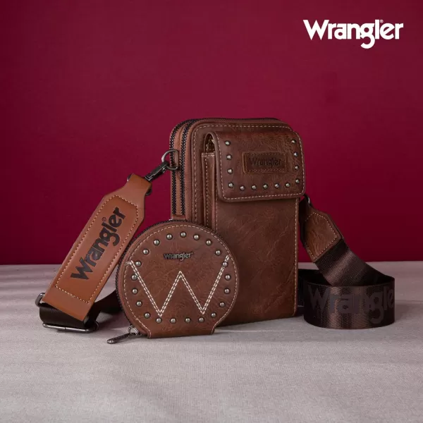 Wrangler Crossbody Cell Phone Bags for Women Wallet Purses with Credit Card Slots