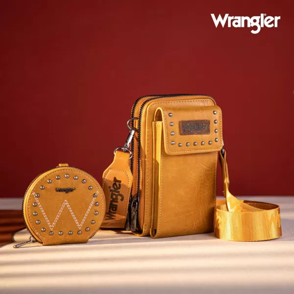 Wrangler Crossbody Cell Phone Bags for Women Wallet Purses with Credit Card Slots