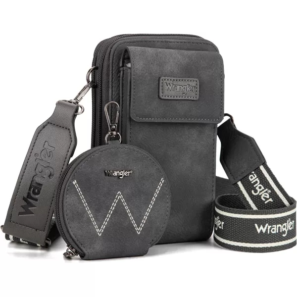 Wrangler Crossbody Cell Phone Bags for Women Wallet Purses with Credit Card Slots