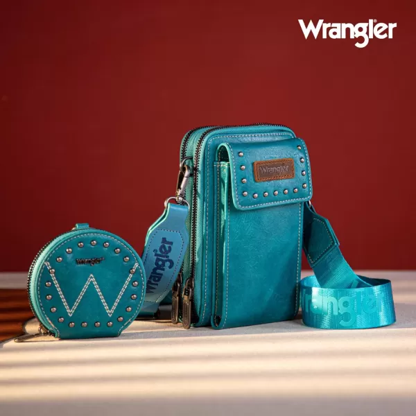 Wrangler Crossbody Cell Phone Bags for Women Wallet Purses with Credit Card Slots