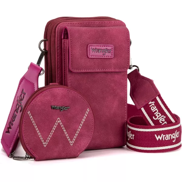 Wrangler Crossbody Cell Phone Bags for Women Wallet Purses with Credit Card Slots