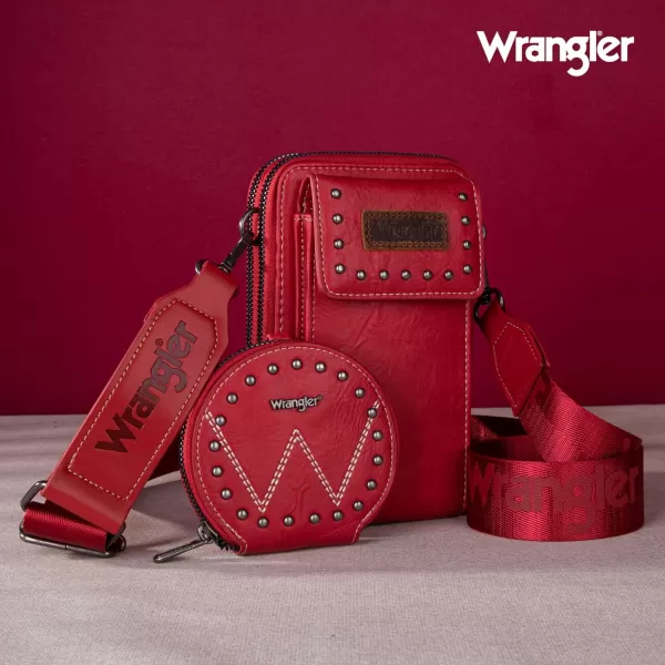 Wrangler Crossbody Cell Phone Bags for Women Wallet Purses with Credit Card Slots