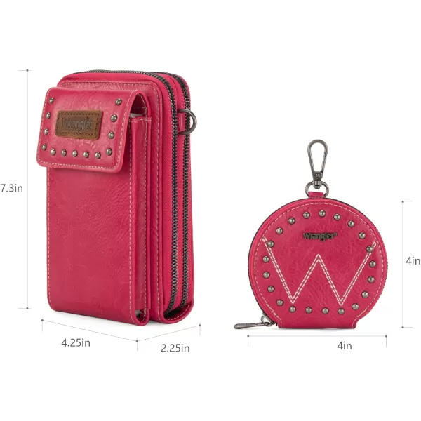 Wrangler Crossbody Cell Phone Bags for Women Wallet Purses with Credit Card Slots