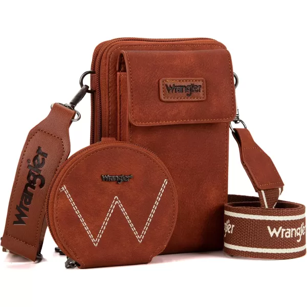 Wrangler Crossbody Cell Phone Bags for Women Wallet Purses with Credit Card Slots