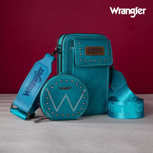 Wrangler Crossbody Cell Phone Bags for Women Wallet Purses with Credit Card Slots